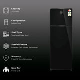 Godrej 272L 2 Star Frost Free Bottom Mount Double Door Refrigerator | Inverter | Black | RT EONCRYSTAL 310BN RI OB (2026)