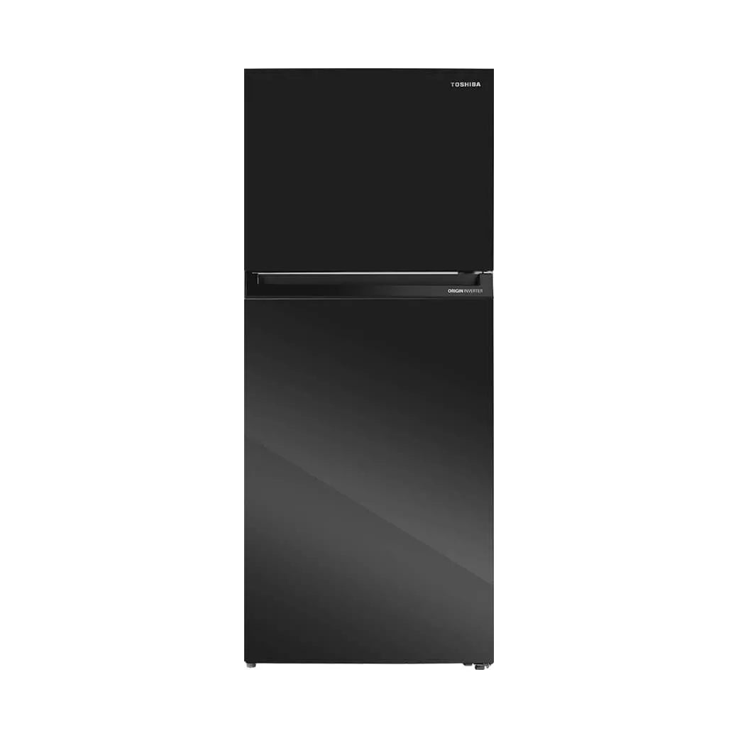 Toshiba GR-RT559WE-PGI  Frost Free 411L Double Door Refrigerator – Black Glass