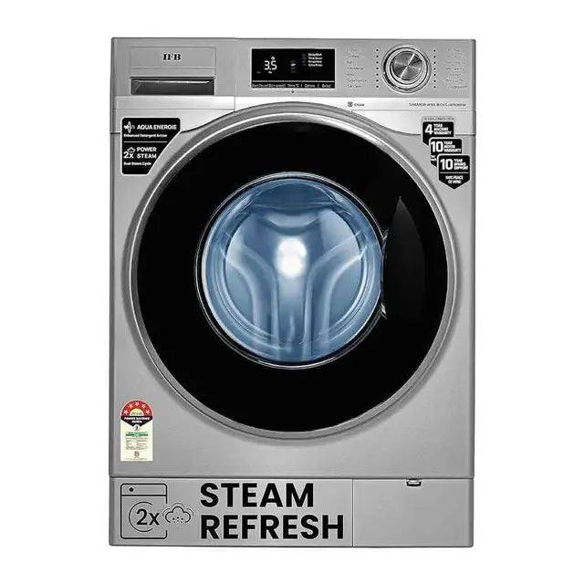 IFB Senator 8 kg Front Load Washer 1400 rpm, Silver (SENATOR WSS STEAM)