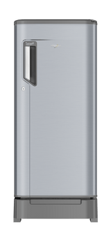 Icemagic Powercool 184L 2-Star Single Door Refrigerator with Base Drawer – Imperial Steel-Y (Model: 73596)