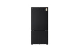 LG 610L French Door Refrigerator, 3 Star – Wi-Fi Convertible, Fresh Converter+, DoorCooling+, Black Glass Finish