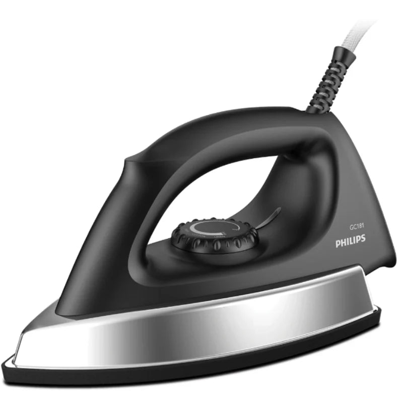 Philips GC181/80 Dry Iron: Non-Stick Soleplate, Cool-Touch Handle, Swivel Cord