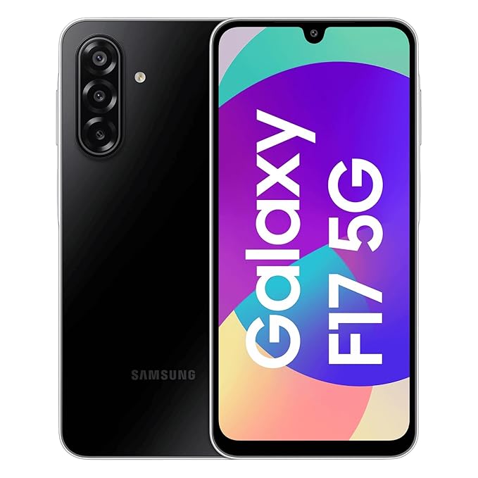 Samsung Galaxy F17 5G 4GB/128GB | Dimensity 6300, Super AMOLED, 6000mAh Battery, Navy Black