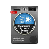Bosch 9 kg Front Load Condenser Tumble Dryer WQG2420RIN (2026) | 100% Drying, Anti-Allergen, Ready-to-Wear