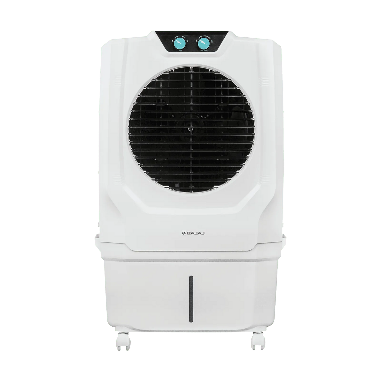 Bajaj Shield Specter 56L Desert Air Cooler – Turbo Fan Technology, 4-Way Swing, White