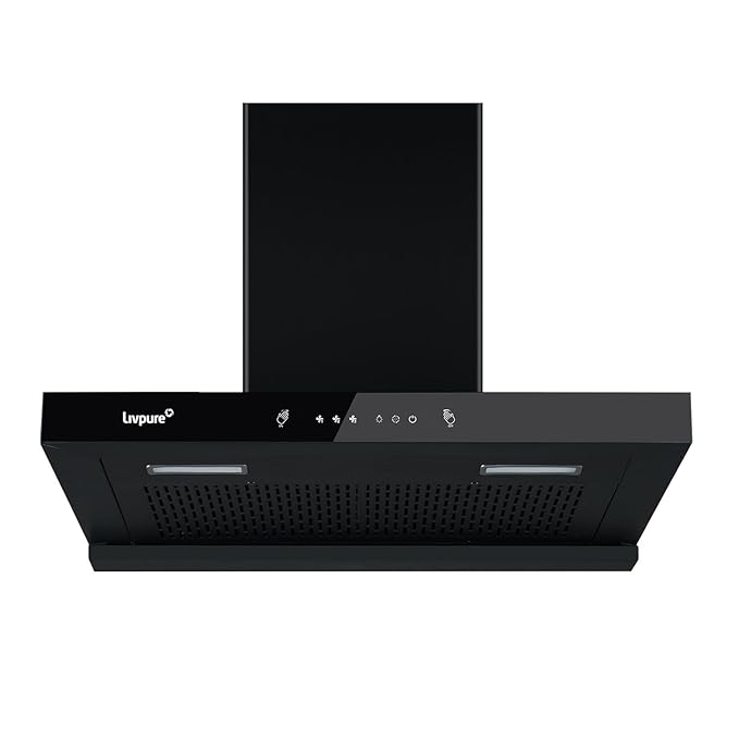 Livpure Ether 60cm T-Shape Kitchen Chimney: Filterless, Thermal Auto-Clean, Strong Suction