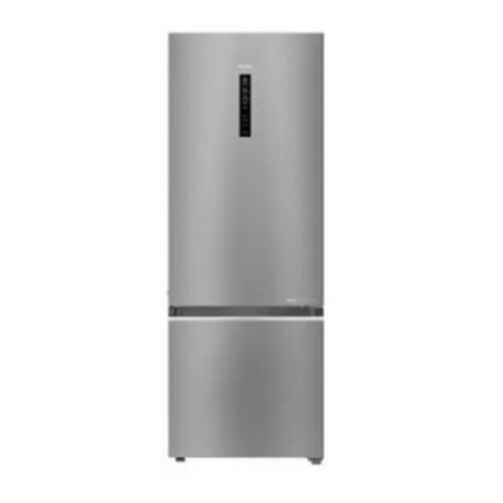 Haier 325L Frost-Free Refrigerator - Inox Steel Elegance for Modern Kitchens