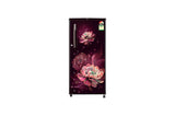 LG 185L Single Door Refrigerator | Smart Inverter, Base Stand Drawer, Blue/White | GL-D1935YOWB