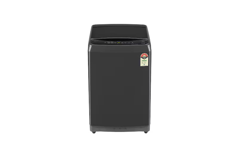 LG 8Kg Top Load Washing Machine, Smart Inverter Motor, In-built Heater, Middle Black, 5 Star