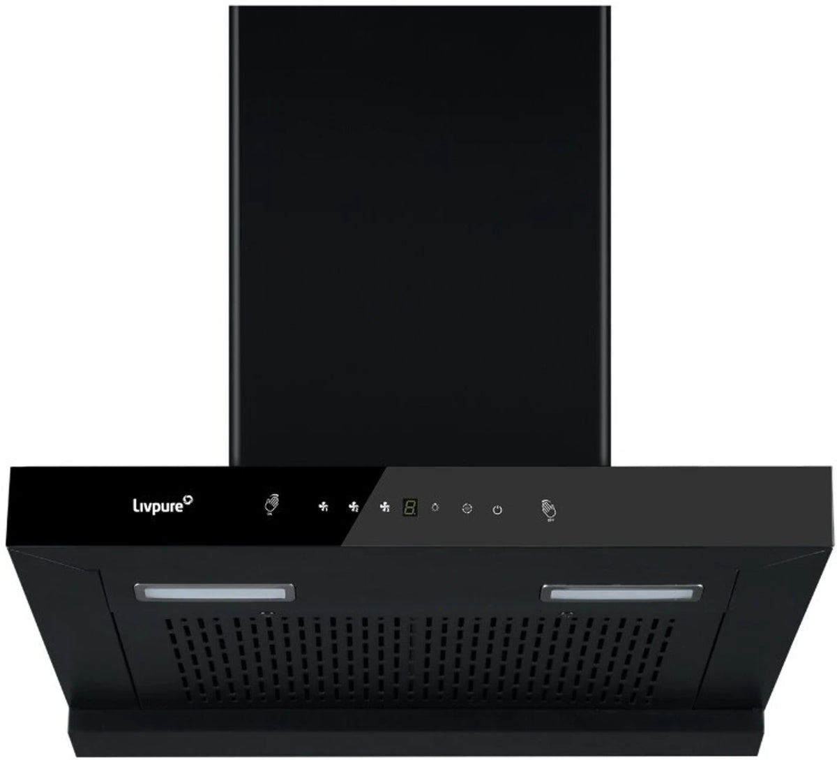 Livpure Elevate Voice 60cm Kitchen Chimney: Voice Control, Filterless Auto-Clean, Motion Sensor