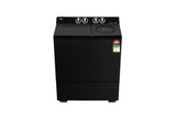 LG 12 Kg Semi-Automatic Top Load Washing Machine | Roller Jet Pulsator, Wind Jet Dry, 5 Star, Onyx Black | PX120A3SO4Z