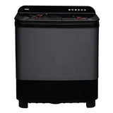 Haier 11 Kg 5-Star Semi Automatic Top Load Washing Machine | Anti-Bacterial Vortex Pulsator, Softfall Technology, Magic Filter (HTW110-178FLN, Black)