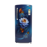 LG 224L Double Door Refrigerator | GL-D2336YABW | Smart Inverter Compressor, Black Finish