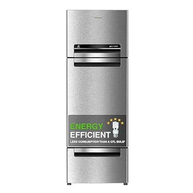 Whirlpool 215 L Frost Free Triple Door Refrigerator  (Alpha Steel, FP 263D PROTTON ROY ALPHA STEEL (N))