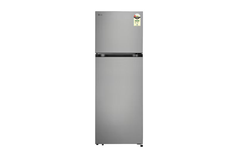 LG 251L Double Door Refrigerator Frost Free Smart Inverter Multi Air Flow Shiny Steel 1 Star Energy Efficient Fridge