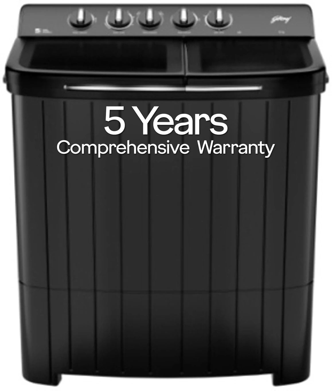 Godrej WM WS EDGE RIO 100 10 kg Semi Automatic Top Load Washing Machine | Grey
