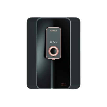Havells Mirak RO+UV+Alkaline Water Purifier – 6L Storage, Advanced Filtration, Healthy Mineral Water, Elegant Black Design