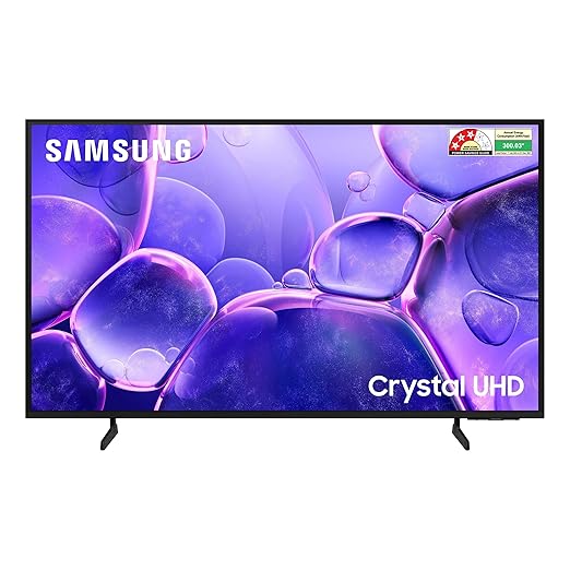 Samsung 189 cm (75 inches) Crystal 4K Ultra HD Smart LED TV UA75U8300 (Black) | HDR | Smart TV