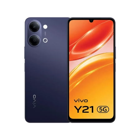 Vivo Y21 5G 6GB/128GB | 50MP Camera, 6.58" 90Hz Display, 5000mAh Battery, Metal Blue