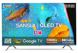 Sansui 165 cm (65 inches) 4K Ultra HD Smart QLED Google TV JSW65GSQLED (Black)