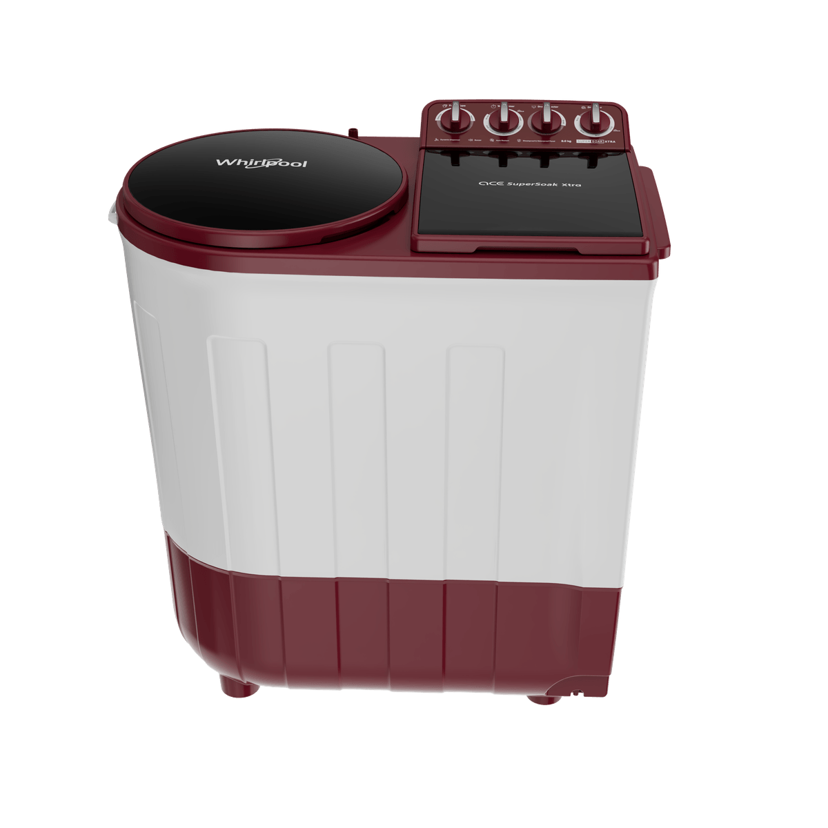 Whirlpool 8kg Ace Series Semi-Automatic Top Load Washing Machine | 1400 RPM, Ace Wash Station | Super Soak Xtra | 30360