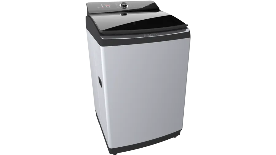 BOSCH 9 kg Fully Automatic Top Load Washing Machine with In-built Heater Silver  (WOI904S0IN)