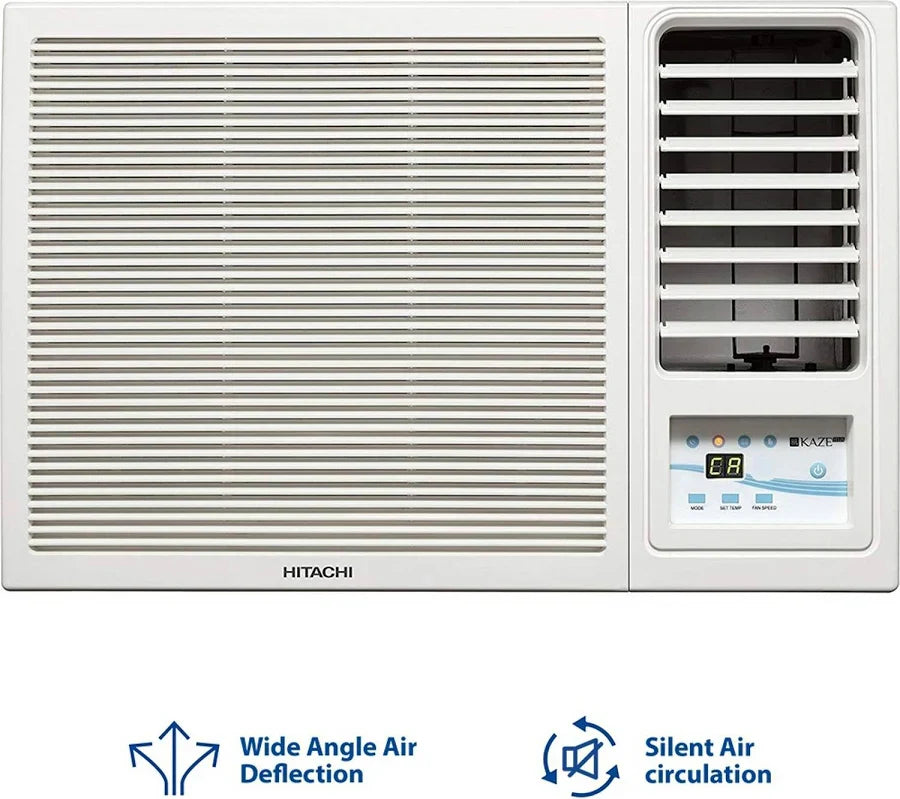 Hitachi 1.5 Ton 3 Star Window AC | Fixed Speed | Kaze Plus Series | Efficient Cooling | RAW318HIDO 2026 Series