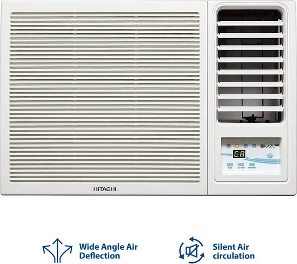 Hitachi 1.5 Ton 3 Star Window AC | Fixed Speed | Kaze Plus Series