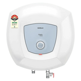 HAVELLS Greta Prime 25 Litre 5 Star Vertical Storage Geyser with Whirlflow Technology (White & Blue)