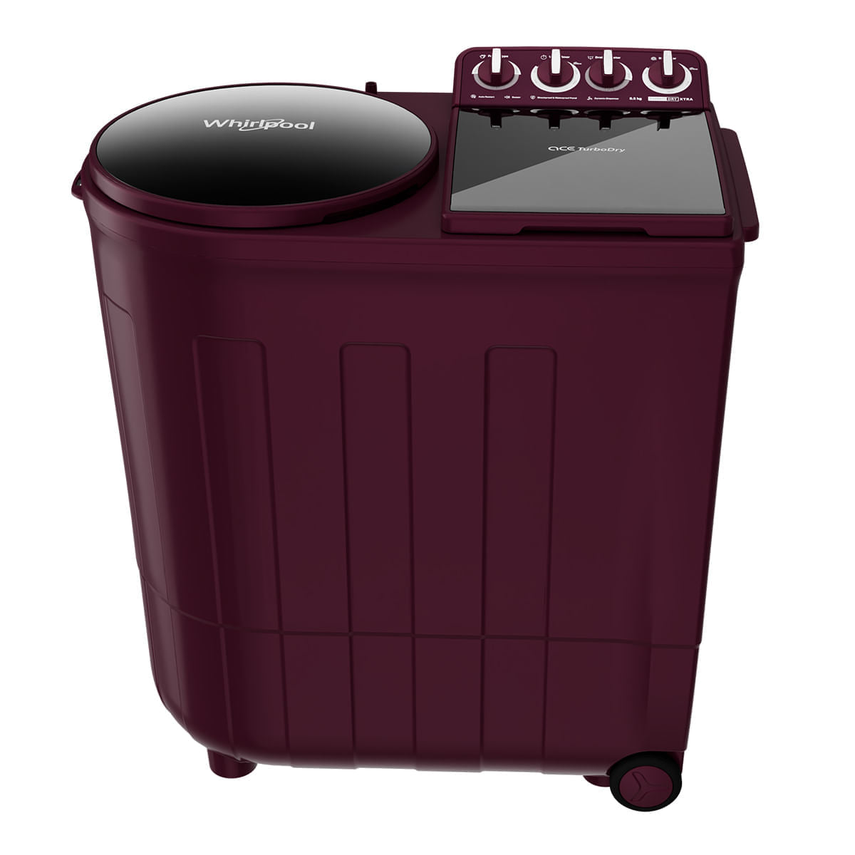 Whirlpool 8.5 Kg Semi Automatic with Faster Drying - Ace Turbo Dry Xtraa,Wine Dazzle (30351)