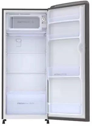 Haier 185 L Direct Cool Single Door 2 Star Refrigerator grey, HRD2062BRBN