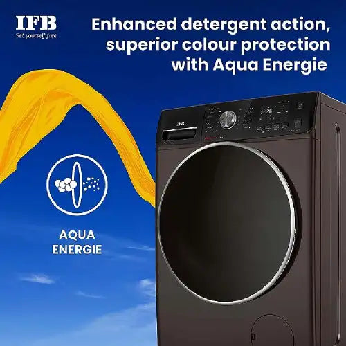IFB 9 Kg 5 Star Fully Automatic Front Load Washing Machine With Built-in Heater, Smart Management (EXECUTIVE MXC 9014 SSL, Mocha)