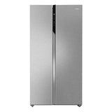 Haier 602 L Side-by-Side Refrigerator with 3 Star, Frost Free, WiFi Enabled, Stabilizer Free Operation (HRS-682SSU1, Shiny Steel)