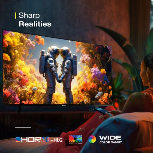 Sansui 140cm (55 Inches) 4K Ultra HD Smart Google LED TV - HDR10+, HLG, DTS Studio Sound & Dolby Audio, (JSWG55GSUHD)