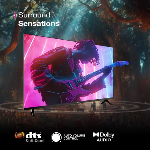 Sansui 140cm (55 Inches) 4K Ultra HD Smart Google LED TV - HDR10+, HLG, DTS Studio Sound & Dolby Audio, (JSWG55GSUHD)