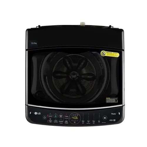 LG 13Kg Top Load Washing Machine, AI Direct Drive™, Platinum Black THD13SWP