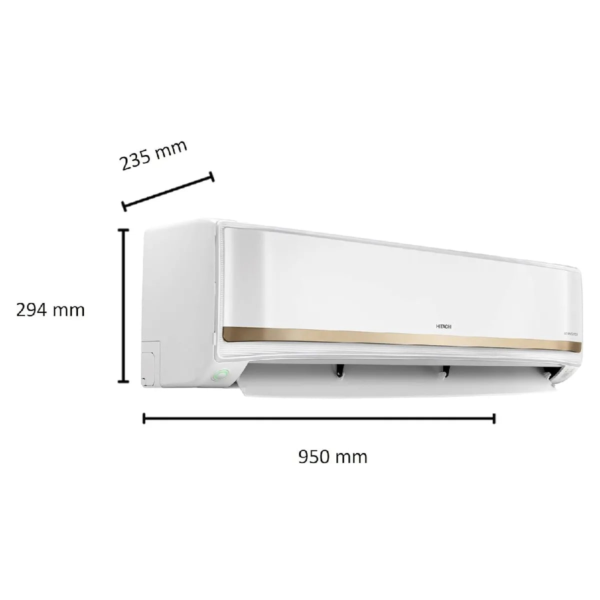 Hitachi 1.5 Ton 3 Star-Inverter Split AC with 4 Way Swing | Xpandable+ Long Air Throw | Hexa Sensor | ice Clean Technology (RAS.G318PCCISS)