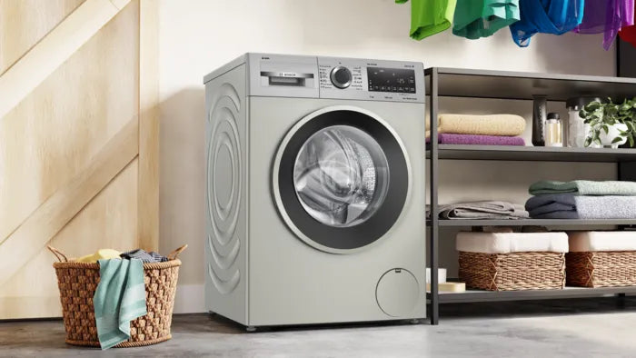 Bosch 11 Kg Fully Automatic Front Load Washing Machine With AutoStain Removal (Series 8, WGA264AXIN, Silver inox)