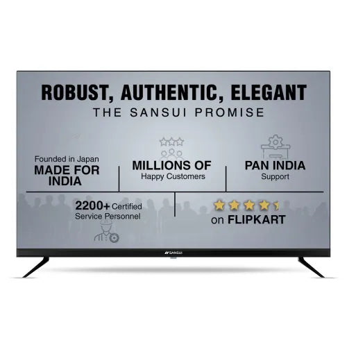 Sansui 80 cm (32 Inch) HD LED Google TV - HDR 10/HLG, Google Voice Assistant, Dolby Audio, JSWG32GSHD
