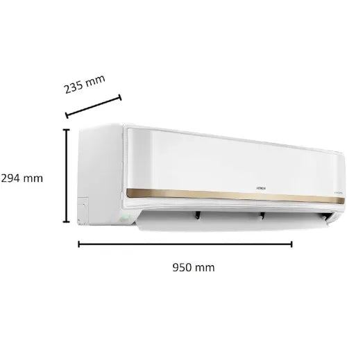 Hitachi 1.5 Ton 3 Star Split Inverter AC 2025 Model - Milky White  (RAK.G318PCC2SS, Copper Condenser)