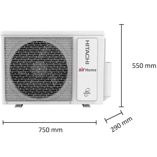 Hitachi 1.5 Ton 3 Star Split Inverter AC 2025 Model - Milky White  (RAK.G318PCC2SS, Copper Condenser)