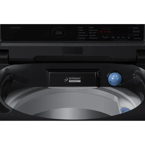 SAMSUNG 8 kg 5 Star Wi-Fi Inverter Fully Automatic Top Load Washing Machine (WA80F08B3BTL, AI VRT+ Technology, Black Caviar)