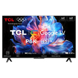 TCL P6K Series 139 cm (55 Inch) 4K Ultra HD LED Google TV – Metallic Bezel-less, AIPQ Processor, Dolby Audio – 55P6K