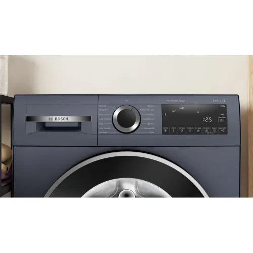 Bosch 10 Kg Automatic Front Load Washing Machine with Multiple Wash Programmes | 1400 RPM Spin Speed | Digital Countdown Indicator | Multiple Water Protection (WGA254ZPIN, Dark lake)