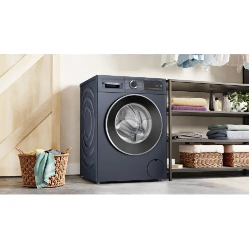 Bosch 10 Kg Automatic Front Load Washing Machine with Multiple Wash Programmes | 1400 RPM Spin Speed | Digital Countdown Indicator | Multiple Water Protection (WGA254ZPIN, Dark lake)
