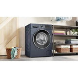 Bosch 10 Kg Automatic Front Load Washing Machine with Multiple Wash Programmes | 1400 RPM Spin Speed | Digital Countdown Indicator | Multiple Water Protection (WGA254ZPIN, Dark lake)