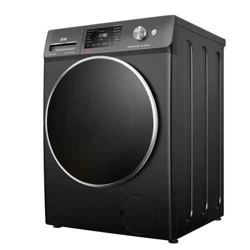 IFB Executive ZBN 9/6/3 Kg Washer Dryer Refresher | 1400 RPM | Multiple Drying Programs |  AI Technology | Power Steam | Xpert Wash | Memory Backup (Black Hairline)