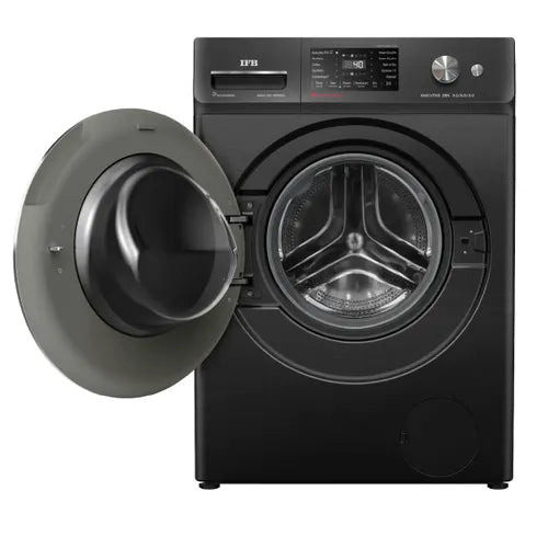 IFB Executive ZBN 9/6/3 Kg Washer Dryer Refresher | 1400 RPM | Multiple Drying Programs |  AI Technology | Power Steam | Xpert Wash | Memory Backup (Black Hairline)