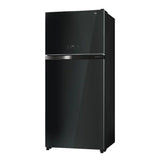 Toshiba 608 Litres 1 Star Double Door Frost Free Origin Inverter Refrigerator | Automatic Ice Maker | Ultrafresh Zone | Pure Bio Deodorizer | Touch Control Panel (GR-RT835WE-PGI(22), Black Glass)