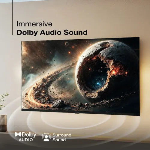 Sansui 80cm (32 Inch) HD LED Smart Google TV - HDR10/HLG, Noise Reduction, Dolby Audio, Google Assistant, JSW32HG5